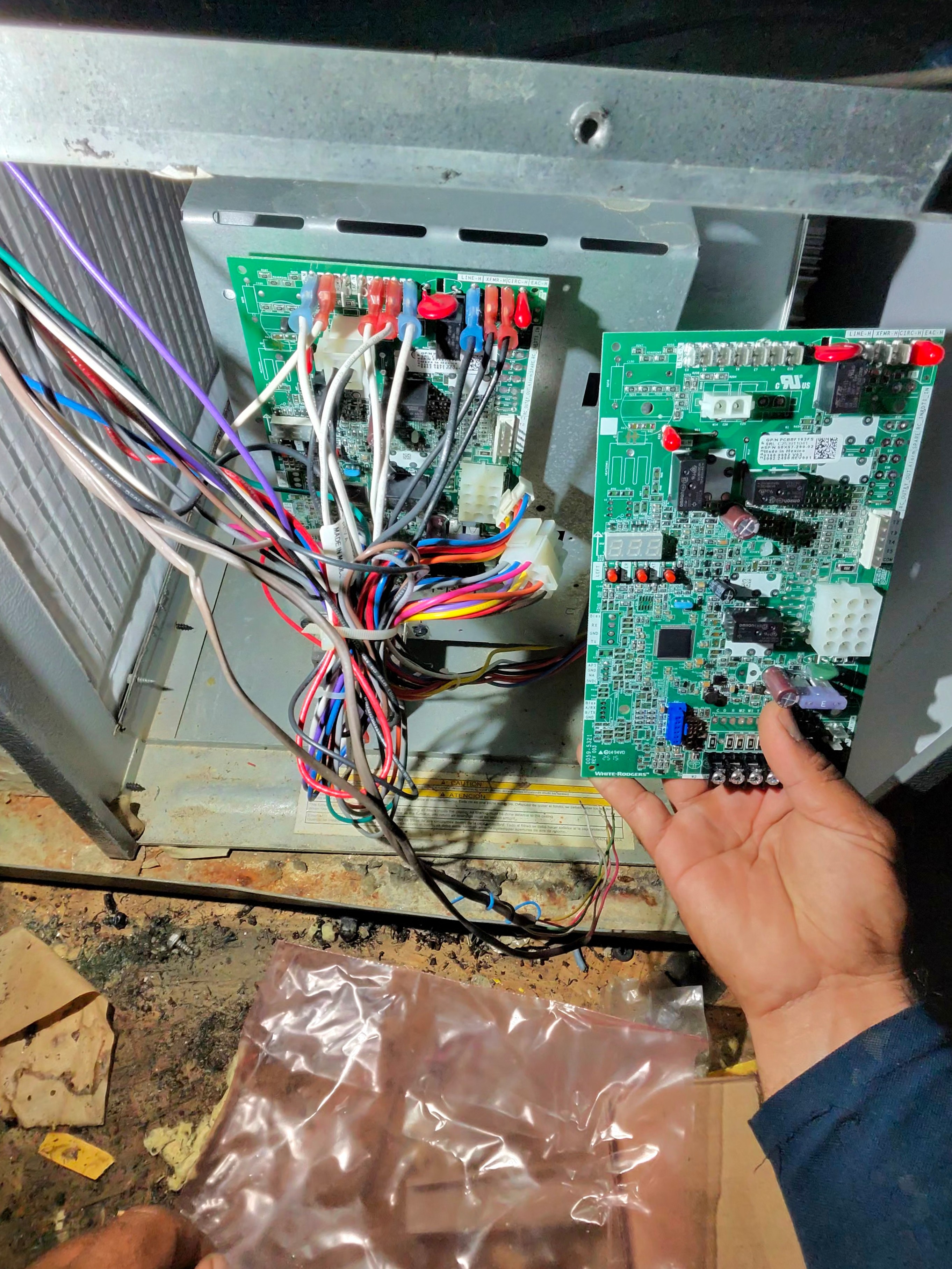 Control board replacement