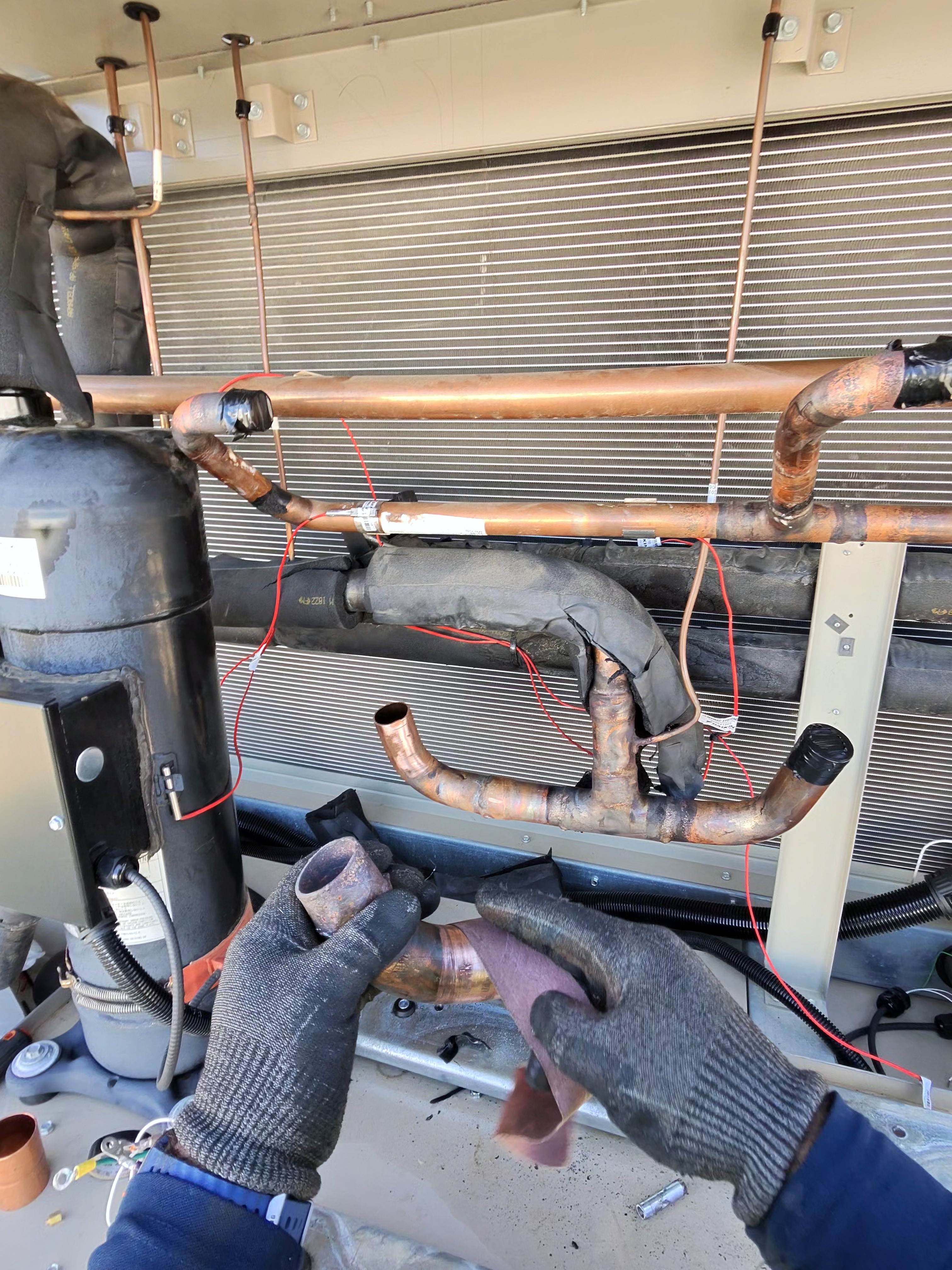 Commercial HVAC control panel